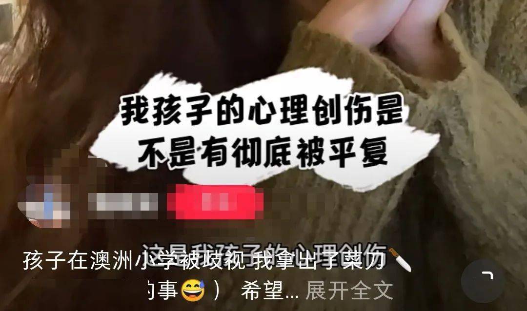 澳洲华人孩子学校受歧视，妈妈拿出菜刀！