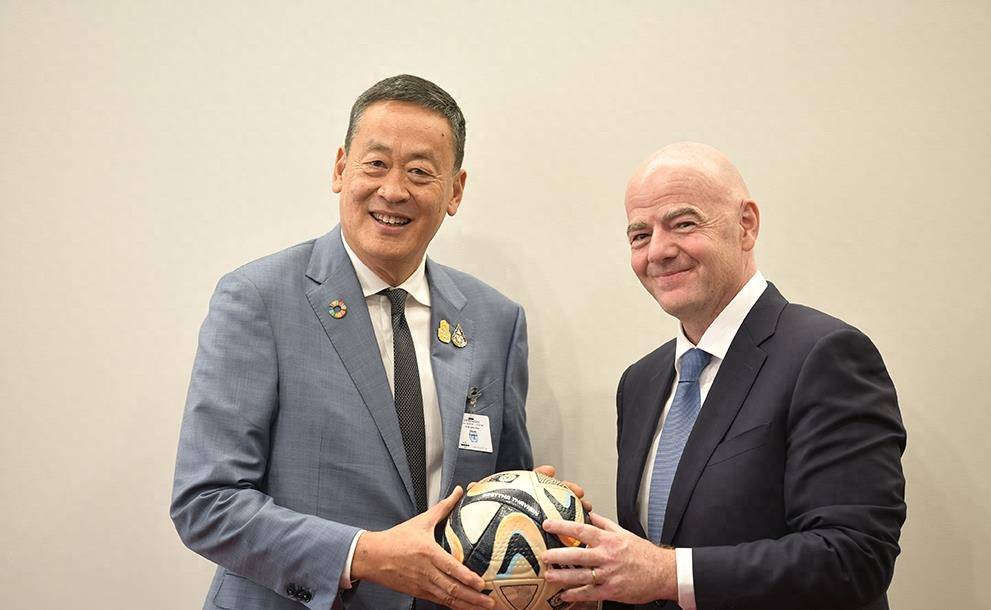 国外领导赛塔接见国际足联领导国际足联世界杯，给国外带来世界杯更多希望