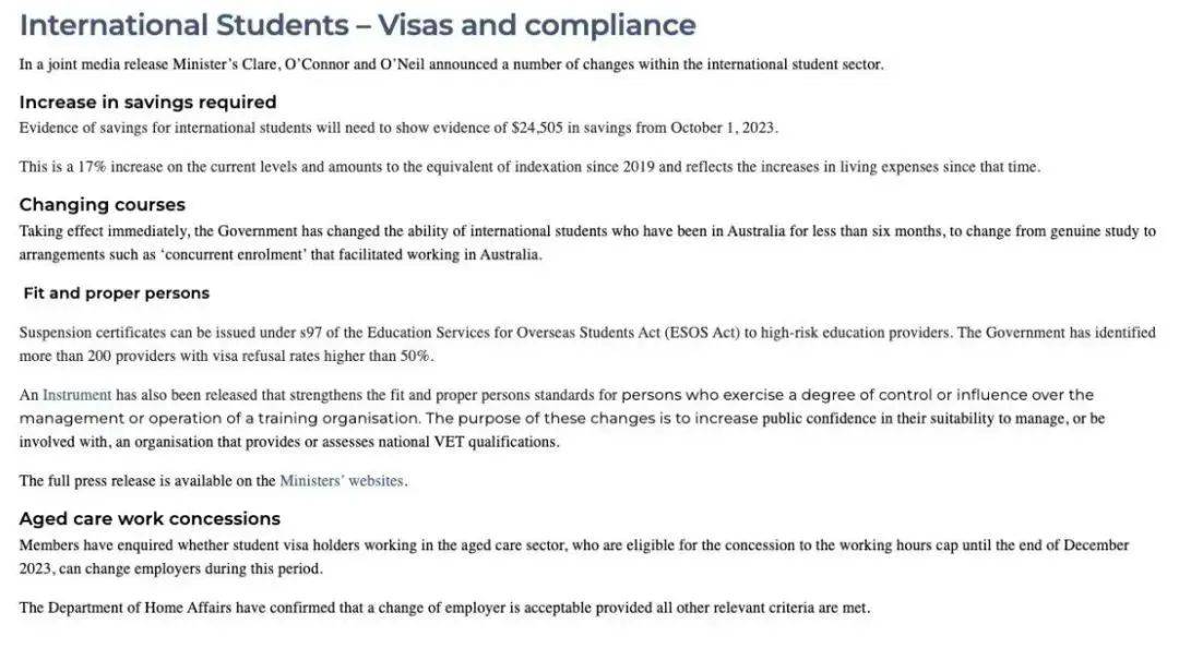 澳洲发布留学6大新规澳洲留学指南，计划澳洲留学的同学赶紧收藏！